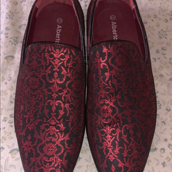 Other - Alberto Fellini Rose Red loafer dress shoes